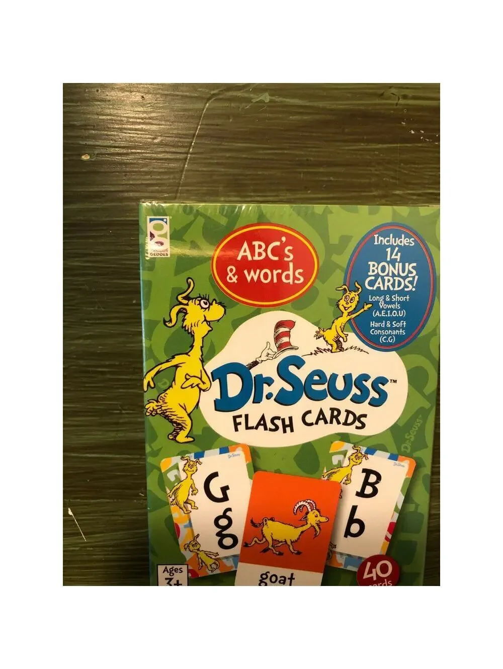 Dr. Seuss ABCs and Words Flash Cards 40 Cards